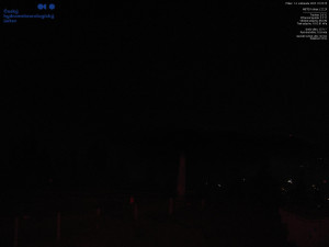 Lysá hora - Pohled na jihozápad, Smrk - 14.11.2025 v 22:30