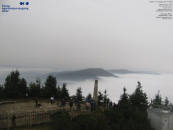 Pohled na jihozápad, Smrk