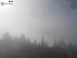 Pohled na jihozápad, Smrk