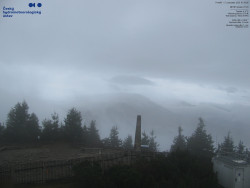 Pohled na jihozápad, Smrk