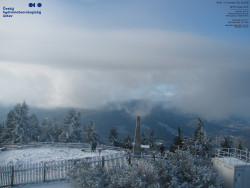 Pohled na jihozápad, Smrk