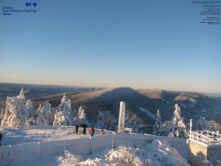 Pohled na jihozápad, Smrk