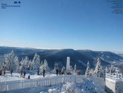 Pohled na jihozápad, Smrk
