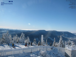 Pohled na jihozápad, Smrk