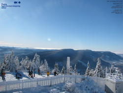 Pohled na jihozápad, Smrk