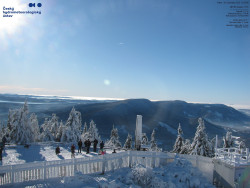 Pohled na jihozápad, Smrk