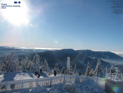 Pohled na jihozápad, Smrk