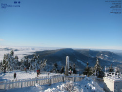 Pohled na jihozápad, Smrk