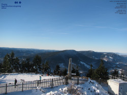 Pohled na jihozápad, Smrk