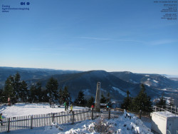 Pohled na jihozápad, Smrk