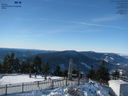 Pohled na jihozápad, Smrk