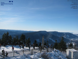 Pohled na jihozápad, Smrk