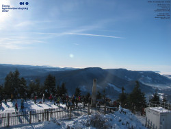 Pohled na jihozápad, Smrk