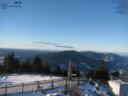 Pohled na jihozápad, Smrk