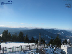 Pohled na jihozápad, Smrk