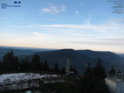 Pohled na jihozápad, Smrk