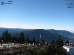 Pohled na jihozápad, Smrk