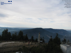 Pohled na jihozápad, Smrk