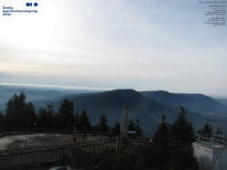 Pohled na jihozápad, Smrk