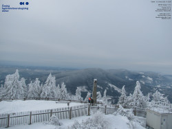 Pohled na jihozápad, Smrk