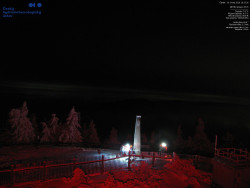 Pohled na jihozápad, Smrk