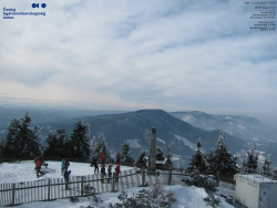 Pohled na jihozápad, Smrk