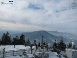 Pohled na jihozápad, Smrk