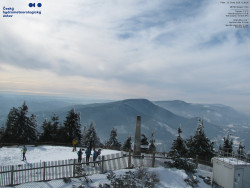 Pohled na jihozápad, Smrk