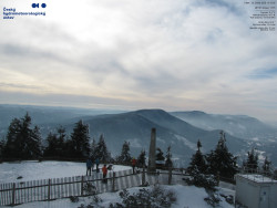 Pohled na jihozápad, Smrk