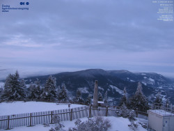 Pohled na jihozápad, Smrk