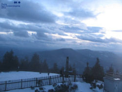 Pohled na jihozápad, Smrk