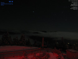 Pohled na jihozápad, Smrk