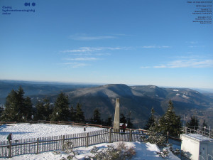 Lysá hora - Pohled na jihozápad, Smrk - 26.2.2026 v 08:00 Lysá hora - Pohled na jihozápad, Smrk - 26.2.2026 v 08:00