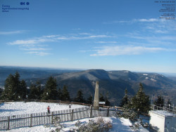 Pohled na jihozápad, Smrk