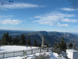 Pohled na jihozápad, Smrk