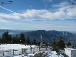 Pohled na jihozápad, Smrk