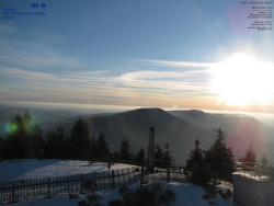 Pohled na jihozápad, Smrk