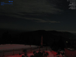 Pohled na jihozápad, Smrk