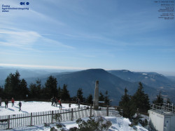 Pohled na jihozápad, Smrk