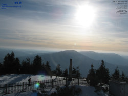 Pohled na jihozápad, Smrk