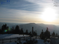 Pohled na jihozápad, Smrk