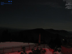 Pohled na jihozápad, Smrk