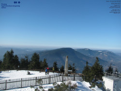 Pohled na jihozápad, Smrk