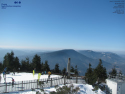 Pohled na jihozápad, Smrk