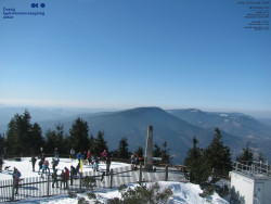 Pohled na jihozápad, Smrk