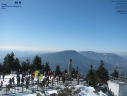 Pohled na jihozápad, Smrk