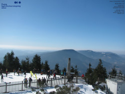 Pohled na jihozápad, Smrk