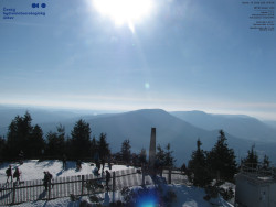 Pohled na jihozápad, Smrk