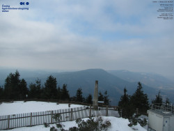 Pohled na jihozápad, Smrk