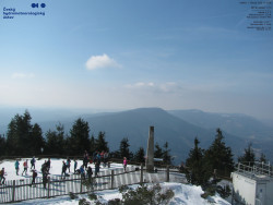 Pohled na jihozápad, Smrk